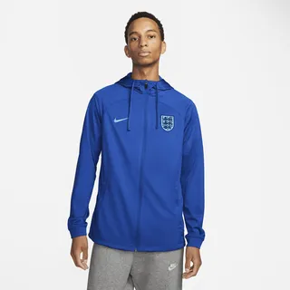 England Strike Nike Men's Dri-FIT Hooded Soccer Track Jacket in Blue