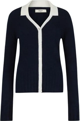 Spongy Knitted V-Neck Cardigan