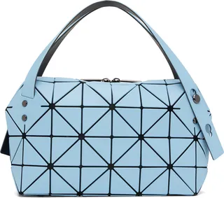 Bao Bao Issey Miyake Blue Boston Matte Bag