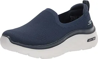 Skechers womens Go Walk Hyper Burst Mesh Slip on Sneaker
