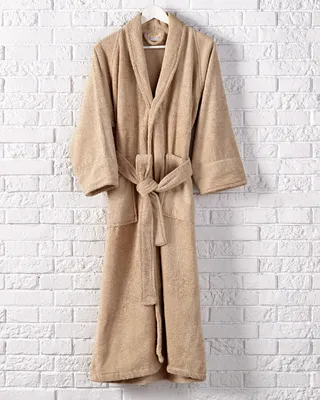 Superior Long-Staple Combed Terry Unisex Adult Bathrobe