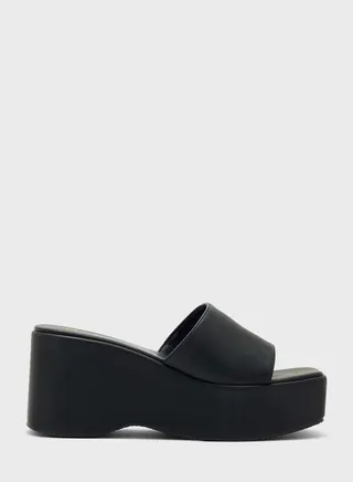 One Strap Wedge Sandals
