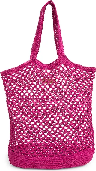 Jayden Raffia Market Tote