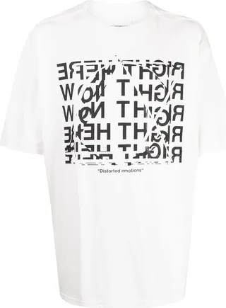 graphic-print short-sleeved T-shirt