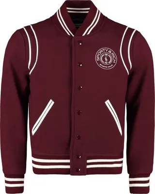 Embroidered Wool Bomber Jacket