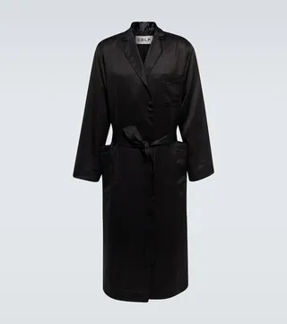 Satin robe
