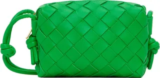 Bottega Veneta Green Mini Loop Camera Bag