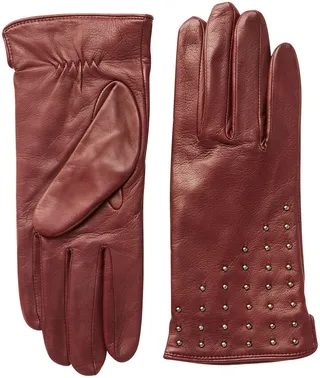 Studded Leather Gloves