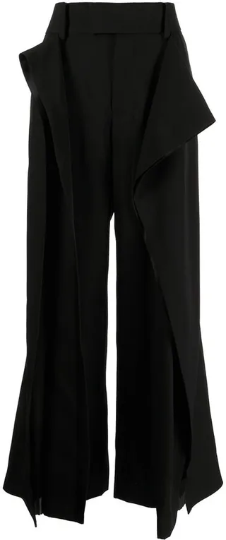 Flared Cropped Trousers