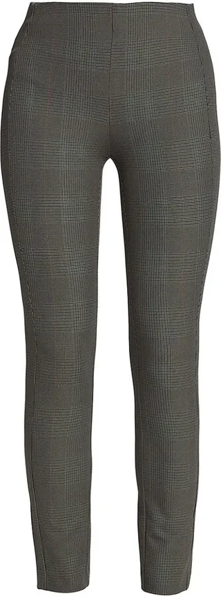 Simone Plaid Slim Pants