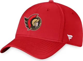 Men's Fanatics Branded Red Ottawa Senators Core Primary Logo Flex Hat