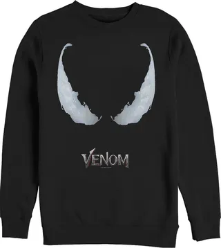 Men's Marvel Venom Film All Eyes Sweatshirt - Black - Small