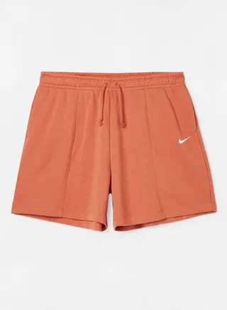 Plus Size Essential Fleece High-Rise Shorts