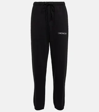 x HYKE logo cotton-blend sweatpants