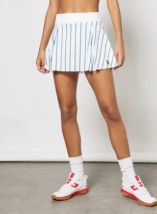 Regular Tennis Skirt White/Blue