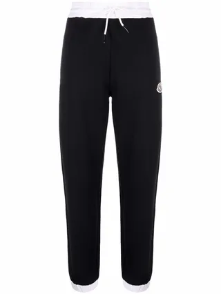 Elasticated-Waistband Track Pants