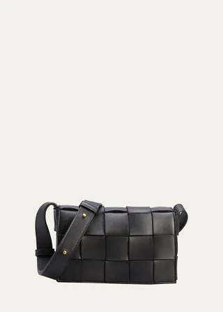 Cassette Intrecciato Lambskin Shoulder Bag