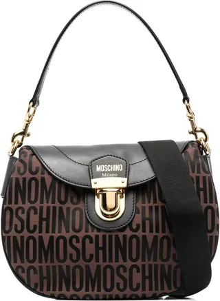 Logo Stamp Monogram Shoulder Bag