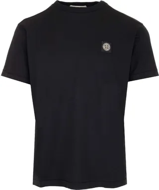 Stone Island Logo Patch Crewneck T-Shirt