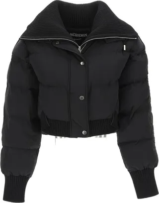 Jacquemus Buttoned-Up Padded Cropped Jacket