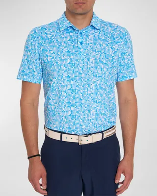 Men's Wooderson Performance Stretch Polo Shirt