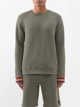 Artist Stripe Cotton-jersey Pyjama Top