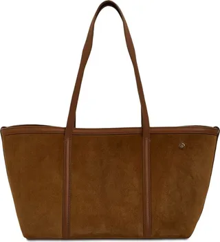Small Carry Everything suede tote