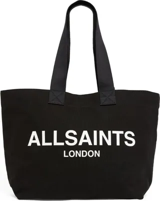 Allsaints Canvas Logo Tote Bag