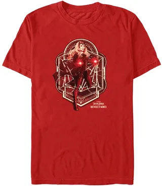 Men's Likeness Doctor Strange Movie 2 Wanda Magic Short Sleeve T-shirt