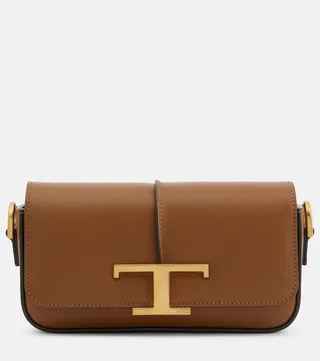 T Timeless Mini leather shoulder bag