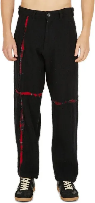 Comme des Garçons Shirt Panelled Cropped Trousers