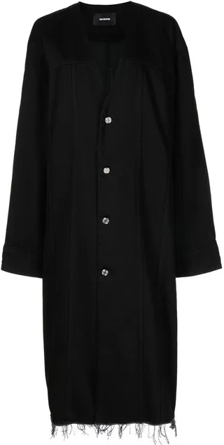 Logo Single-Breasted Coat