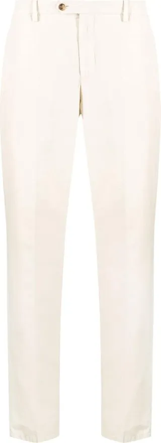 Straight-Leg Linen Trousers