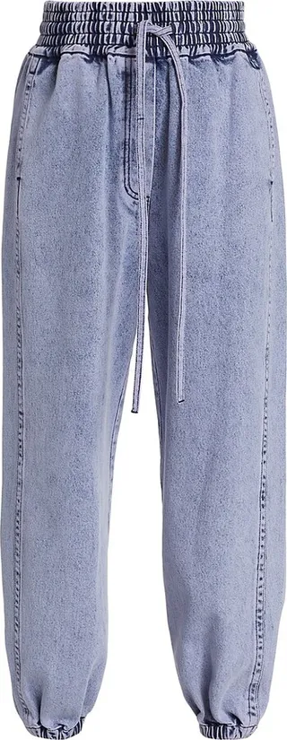 Overdyed Denim Joggers