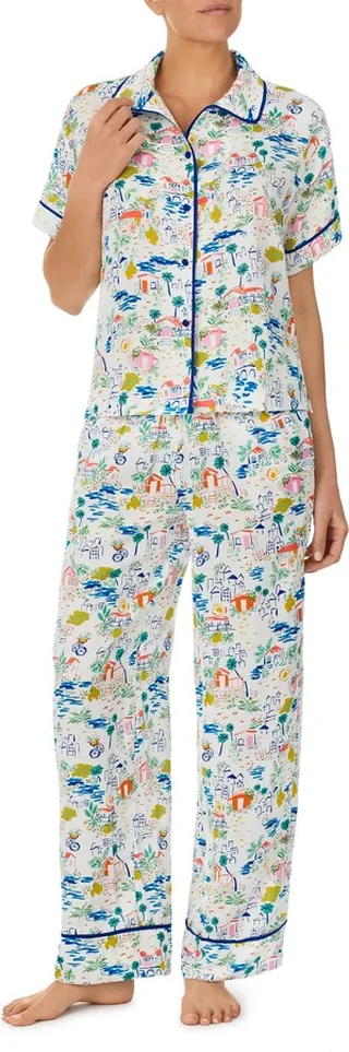 Print Short Sleeve Pajamas