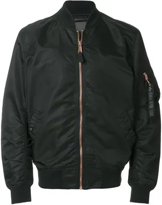 Ruched Bomber Jacket