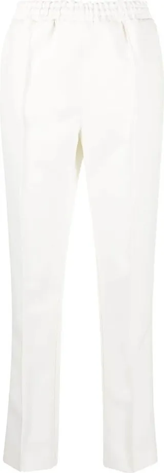 High-Rise Straight-Leg Trousers