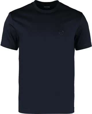 Giorgio Armani Logo Embroidered Crewneck T-Shirt