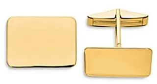 Bloomingdale's Men's Rectangular Cuff Links in 14K Yellow Gold - 100% Exclusive
