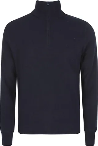 Cotton Crepe Zipped Knit