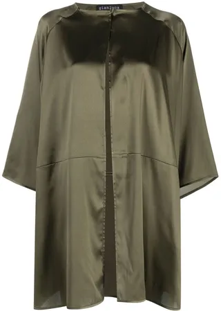 Satin-Finish Lightweight Coat