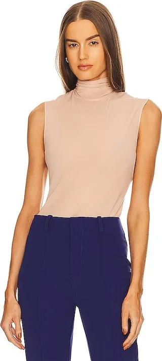 Sheer Turtleneck Shell