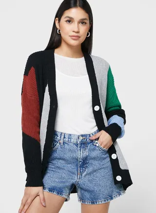 Colorblock Cardigan