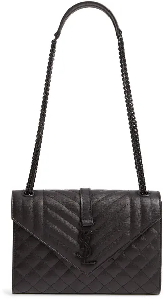 Medium Monogram Quilted Leather Shoulder Bag