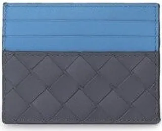 Bottega Veneta Two-Tone Woven Cardholder