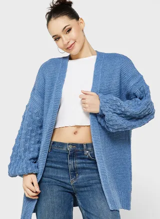 Bobble Effect Cardigan