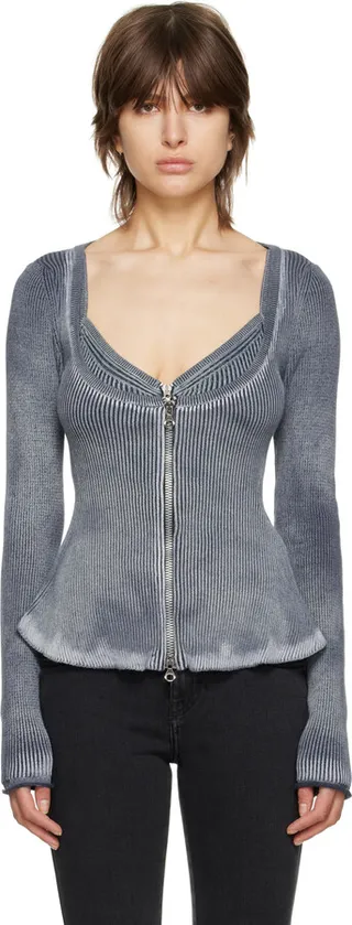 Diesel Blue M-Idori Cardigan Set