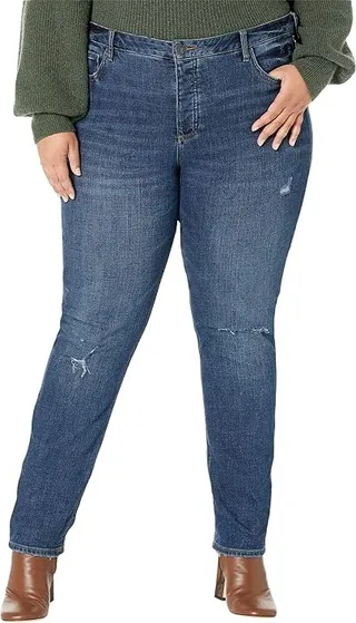 KUT from the Kloth Juliet Slouchy Boyfriend Hidden Button Fly in Rosy (Rosy) Women's Jeans