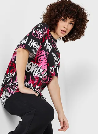 Printed Oversized T-Shirt