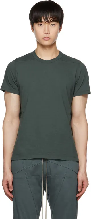 Rick Owens Green Grid Level T-Shirt